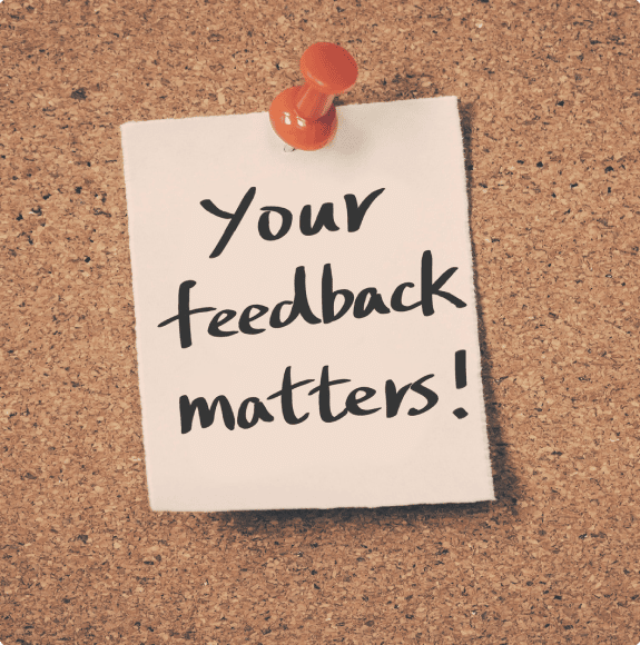 Feedback matters