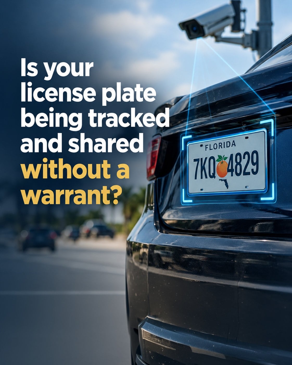 Is your license plate being tracked and shared without a warrant The Law Offices of Travis R. Walker, P.A., Stuart, Florida.